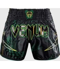 Venum Matupa Muay Thai Shorts - Black/Green/Gold