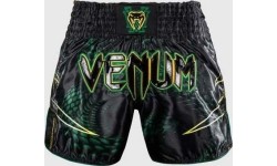 Venum Matupa Muay Thai Shorts - Black/Green/Gold