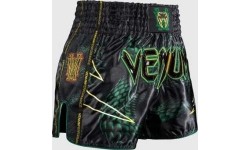 Venum Matupa Muay Thai Shorts - Black/Green/Gold