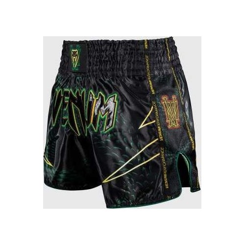 Venum Matupa Muay Thai Shorts - Black/Green/Gold