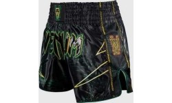 Venum Matupa Muay Thai Shorts - Black/Green/Gold