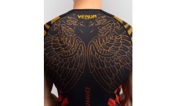 Venum Quetzal Fury Short Sleeve Rashguard - Black/Fury Red/ Tangerine