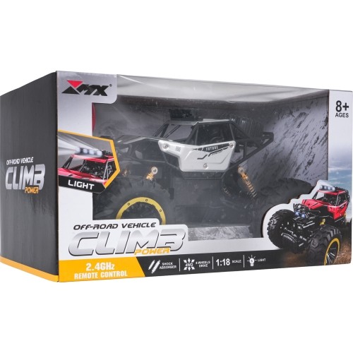Zdalnie sterowany crawler CLIMB POWER 1:18, srebrny