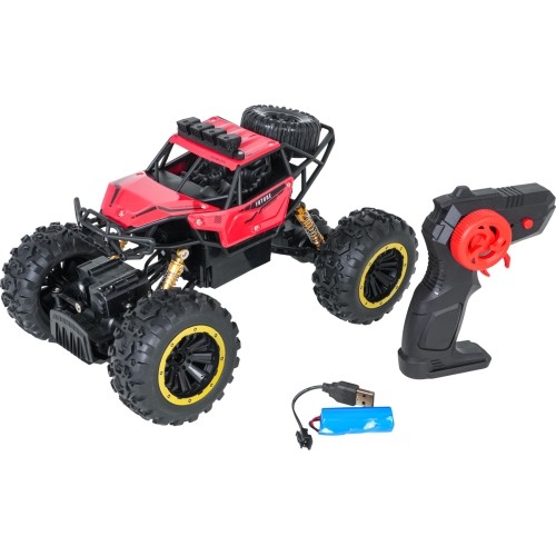 Zdalnie sterowany crawler 1:18 CLIMB POWER, czerwony