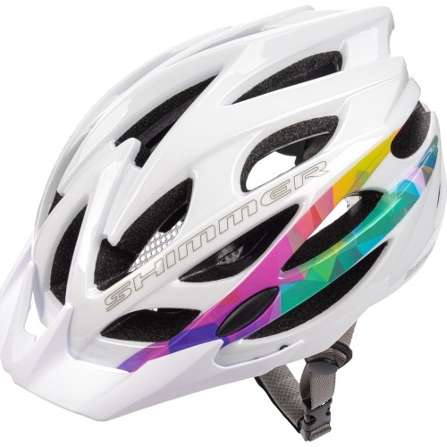 cycling helmet shimmer - Biały