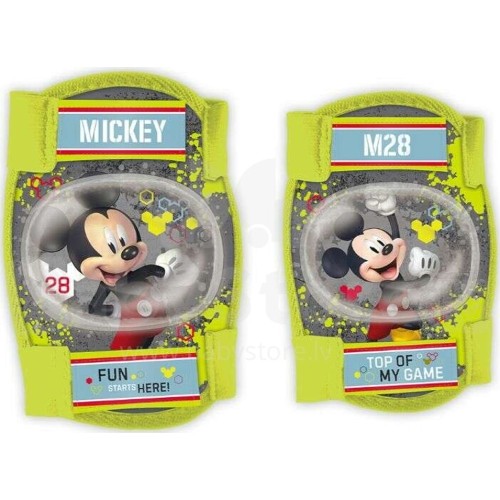 Dziecięce ochraniacze na kolana i łokcie MICKEY (zielone)