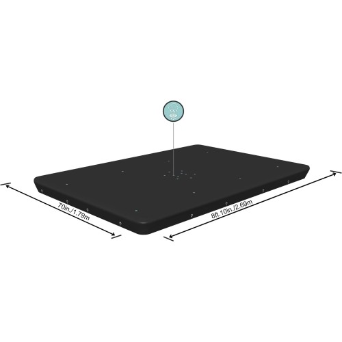 Pokrywa na basen PowerSteel 269x179 cm BESTWAY