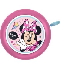 Dzwonek rowerowy MINNIE, metalowy (różowy)