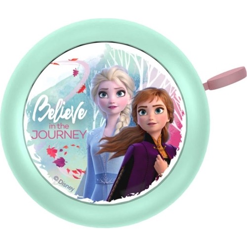 Dviračio skambutis FROZEN 2, metalinis žalsvas