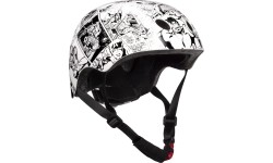 Kask AVENGERS 52-56 cm (biały/czarny)