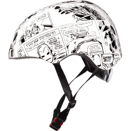 Kask AVENGERS 52-56cm (biały/czarny)