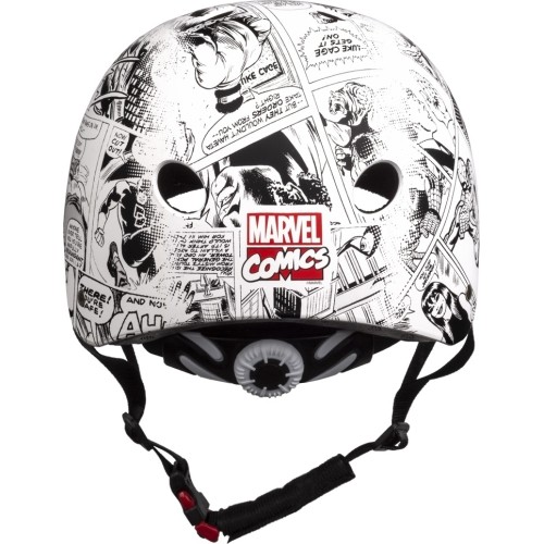 Kask AVENGERS 52-56cm (biały/czarny)