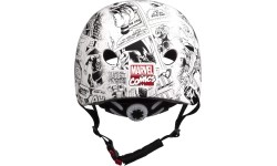 Kask AVENGERS 52-56cm (biały/czarny)
