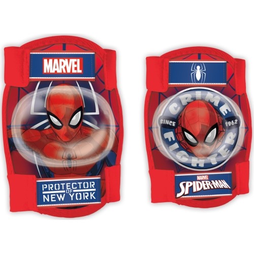 Vaikiškos apsaugos keliams ir alkūnėms SPIDERMAN (raudonos)