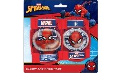 Vaikiškos apsaugos keliams ir alkūnėms SPIDERMAN (raudonos)