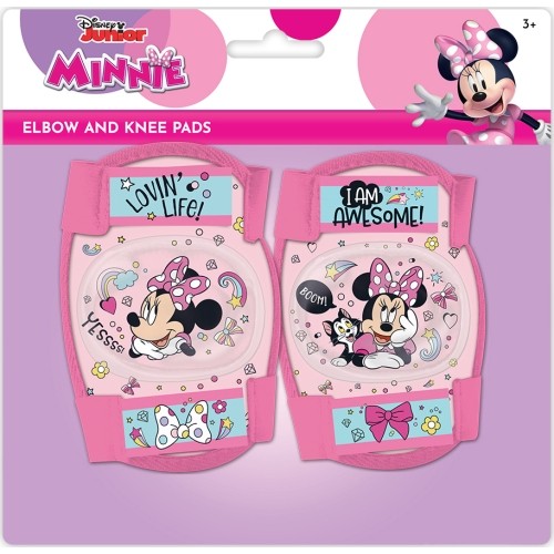Vaikiškos apsaugos keliams ir alkūnėms MINNIE (rožinės)