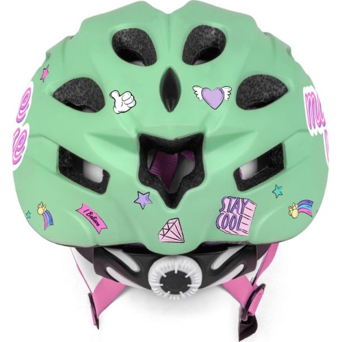 Kask rowerowy MINNIE 52-56cm, zielony