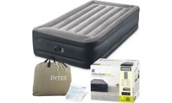 Materac dmuchany jednoosobowy 191x99x42 cm z wbudowaną pompką elektryczną INTEX 64132