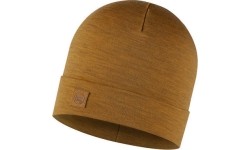 Gruba czapka Merino, musztardowa - 118