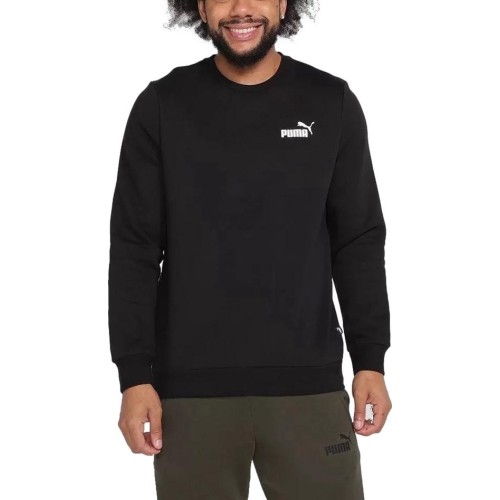 Bluza męska Puma Ess Small Logo Crew czarna 586682 01