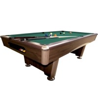Stół bilardowy Triumph Plus, Pool, brązowy, 7 ft, żółto-zielone sukno