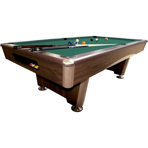 Stół bilardowy Triumph Plus, Pool, brązowy, 7 ft, żółto-zielone sukno
