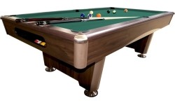 Stół bilardowy Triumph Plus, Pool, brązowy, 7 ft, żółto-zielone sukno