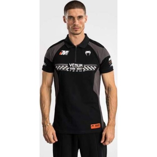 Koszulka polo Venum Motorsport bawełniana – czarna