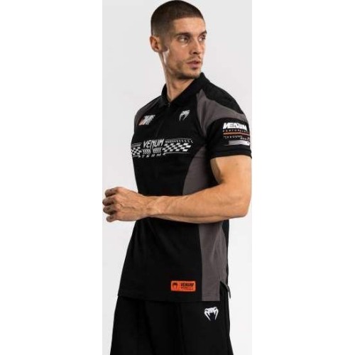 Koszulka polo Venum Motorsport bawełniana – czarna