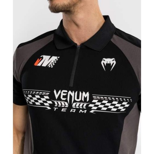 Koszulka polo Venum Motorsport bawełniana – czarna