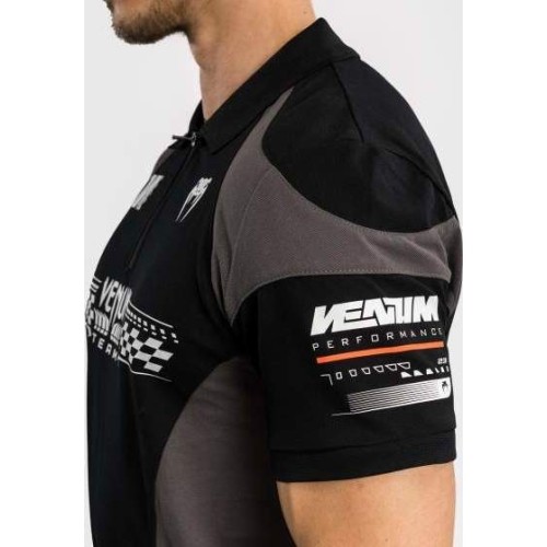 Koszulka polo Venum Motorsport bawełniana – czarna
