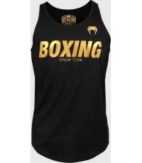 Męska koszulka bez rękawów Venum Boxing VT - Black/Gold.