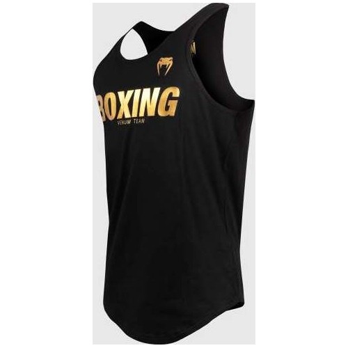 Męska koszulka bez rękawów Venum Boxing VT - Black/Gold.
