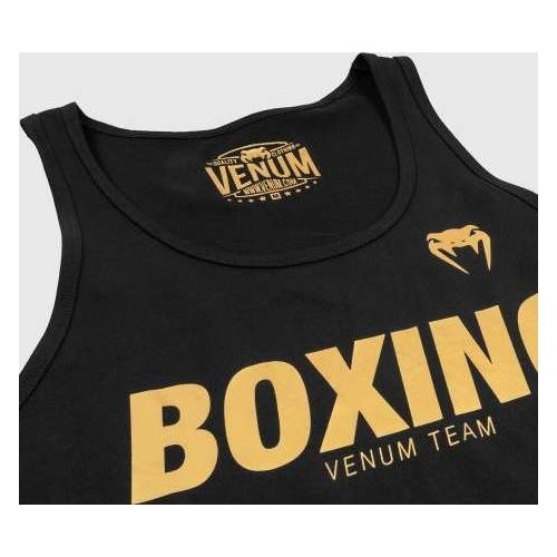 Koszulka bez rękawów Venum Boxing VT, czarno-złota