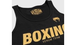 Koszulka bez rękawów Venum Boxing VT, czarno-złota