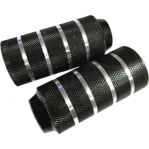 Podpórki na nogi BMX (pegi) // oś 9 mm, 50 x 112 mm, stal (czarne)