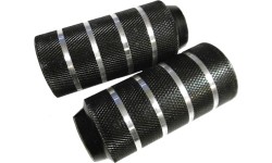 Podpórki na nogi BMX (pegi) // oś 9 mm, 50 x 112 mm, stal (czarne)