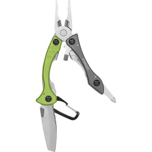 Multitool Gerber Crucial, zielony