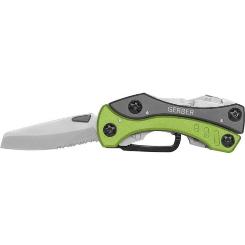 Multitool Gerber Crucial, zielony