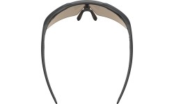 Glasses Uvex ultimate pace ultra V CV black matt / mirror red