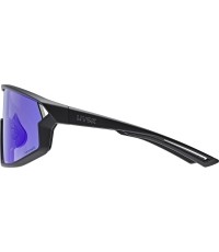 Glasses Uvex skyryse V black matt / mirror blue