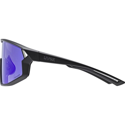 Glasses Uvex skyryse V black matt / mirror blue