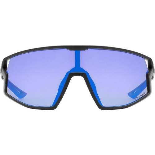 Glasses Uvex skyryse V black matt / mirror blue