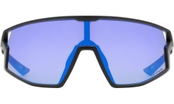 Glasses Uvex skyryse V black matt / mirror blue