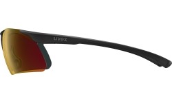 Okulary Uvex Slade Black Matt / Mirror Red