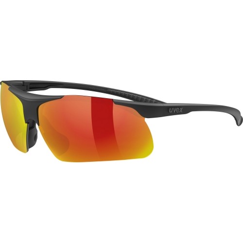 Okulary Uvex Slade Black Matt / Mirror Red