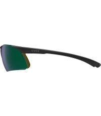 Glasses Uvex slade black matt / mirror green
