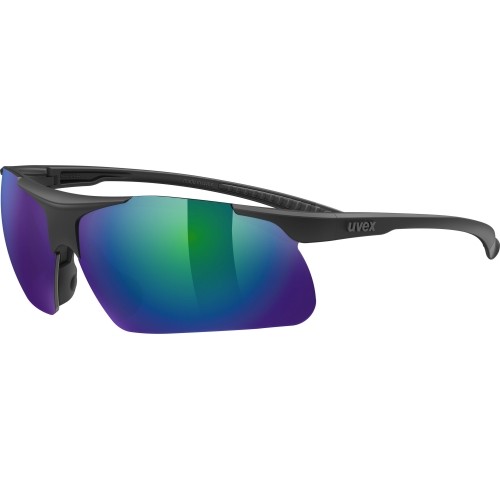 Glasses Uvex slade black matt / mirror green