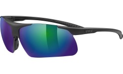 Glasses Uvex slade black matt / mirror green