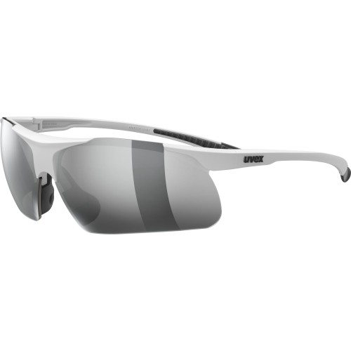 Glasses Uvex slade white matt / mirror silver
